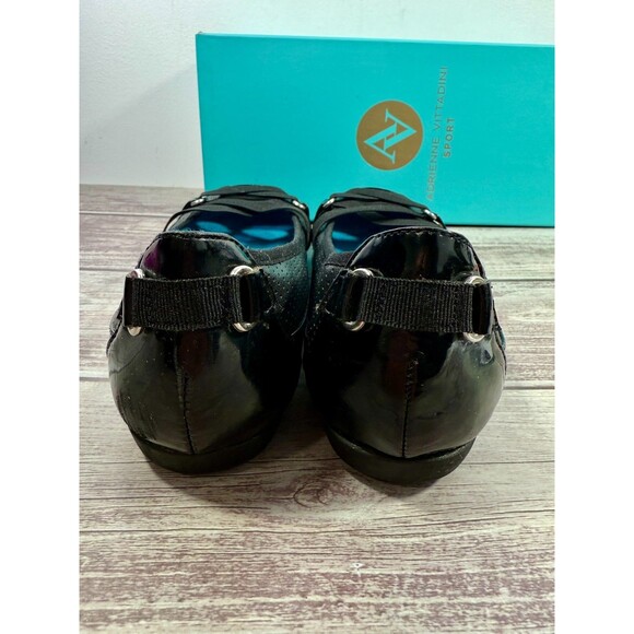 Adrienne Vittadini Sport Shoes Women 7.5M Casual Slip On Ballet Flats Black - Picture 5 of 16